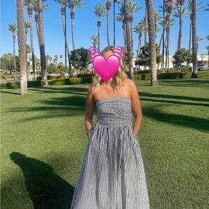 By Together Striped Tube Maxi Dress